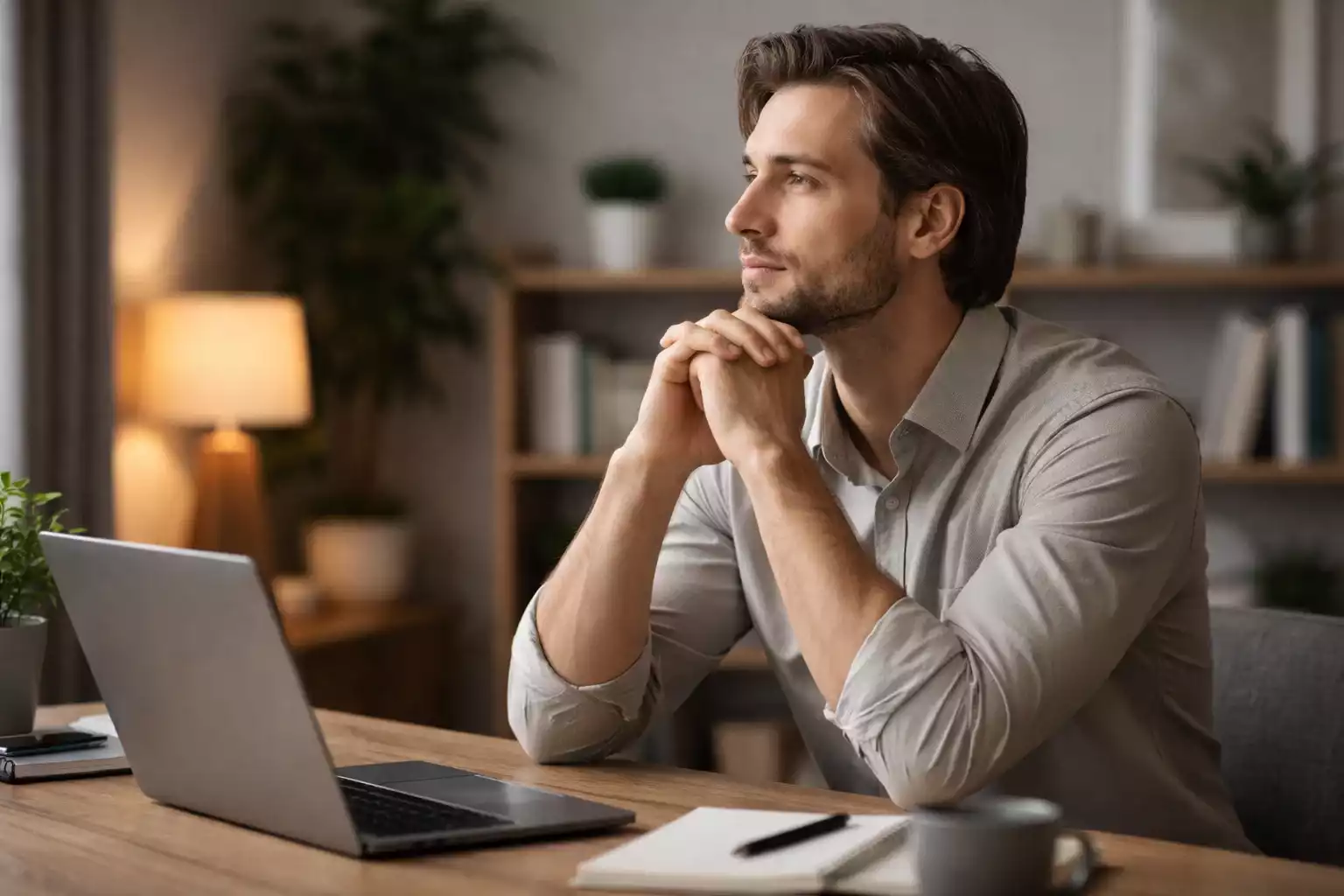 Parieur concentré analysant ses décisions