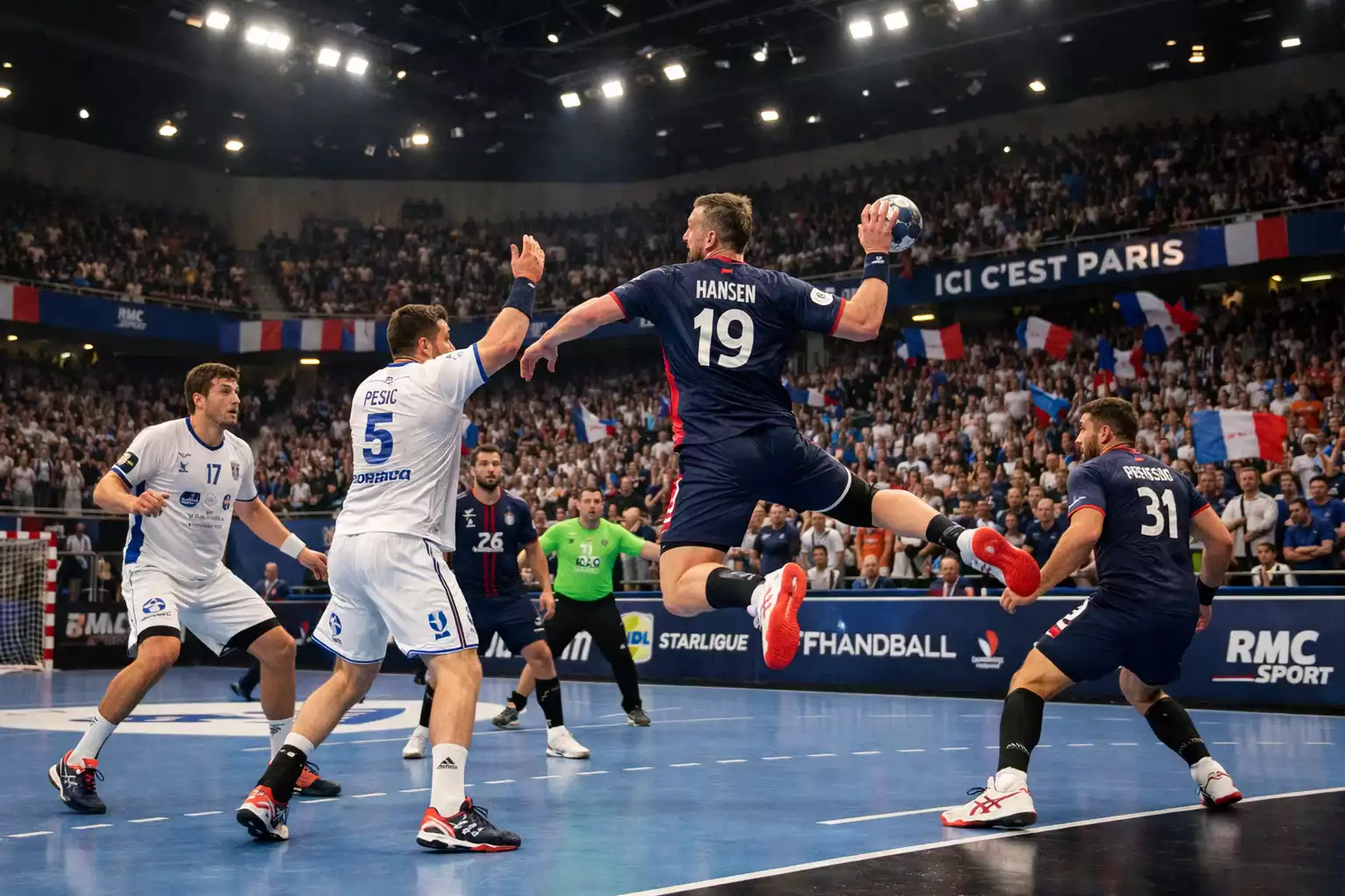 Match de Starligue française de handball