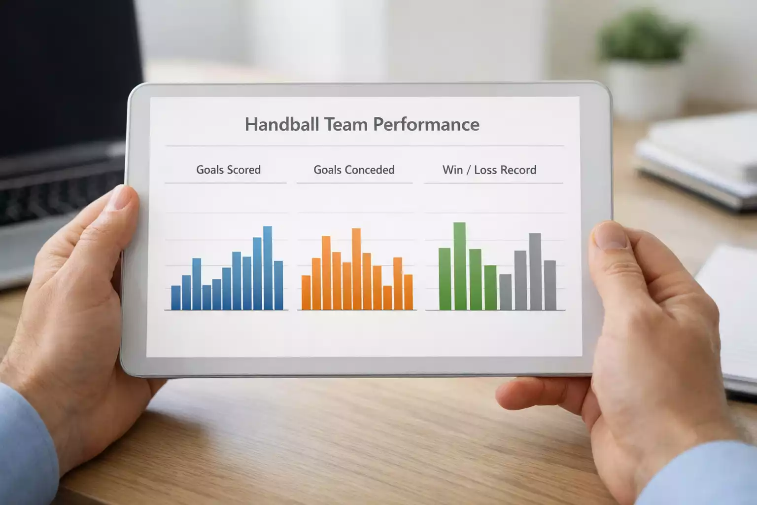 Analyse statistique de performance équipe handball